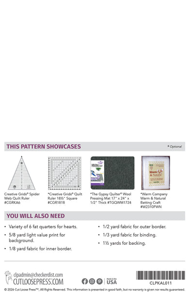 Crazy Hearts PDF Pattern