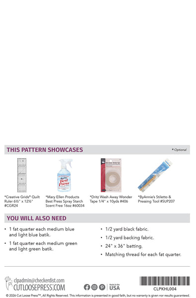 Stained Glass Placemats PDF Pattern