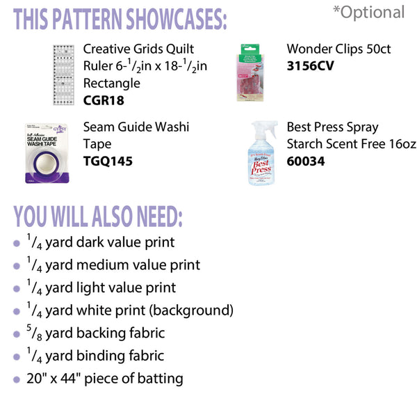 Seasonal Runner - Spring PDF Pattern