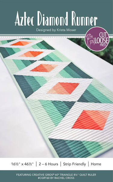 Aztec Diamond Table Runner PDF Pattern
