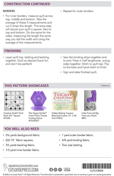 Perfection Is Overrated PDF Pattern