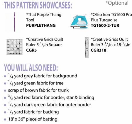Single Tree PDF Pattern – Cut Loose Press™