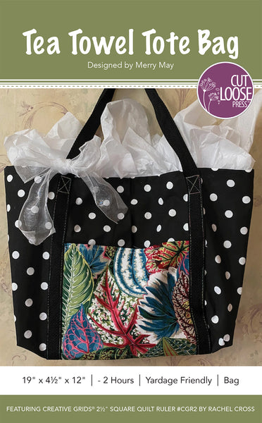 Tea Towel Tote Bag PDF Pattern