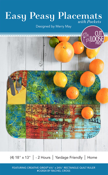 Easy Peasy Placemats with Pockets PDF Pattern