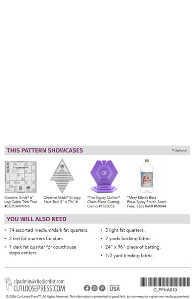 Log Cabin Nights PDF Pattern