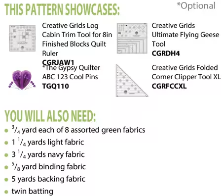 Stars in the Cabin PDF Pattern