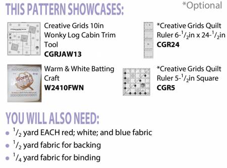 Wonky Waves Table Runner PDF Pattern