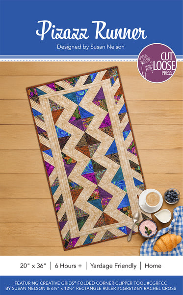 Pizazz Table Runner PDF Pattern