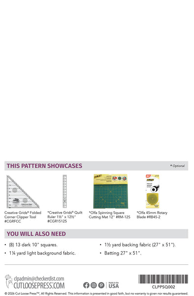 Easy Street Table Runner PDF Pattern