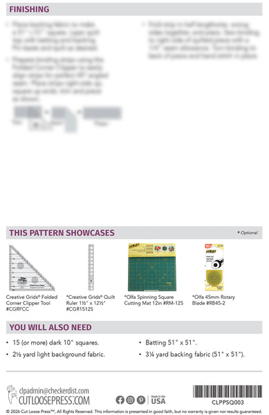 Easy Street Crib Quilt PDF Pattern