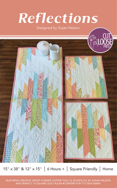 Reflections Runner and Placemats PDF Pattern
