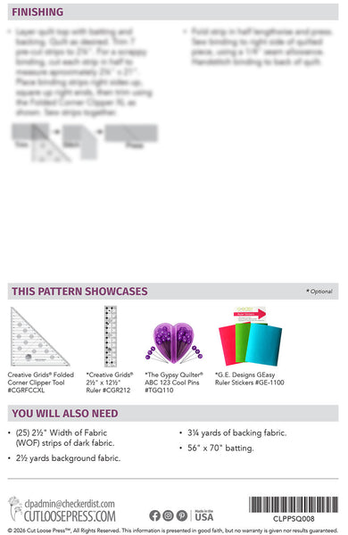 Bauble Chain Quilt PDF Pattern