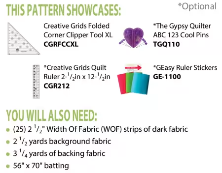 Bauble Chain Quilt PDF Pattern