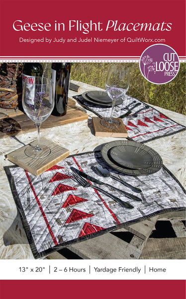Geese In Flight Placemats PDF Pattern
