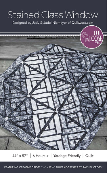 Quiltworx Stained Glass Window PDF Pattern