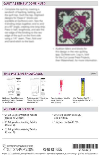 Waterwheel PDF Pattern