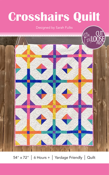 Crosshairs Quilt PDF Pattern