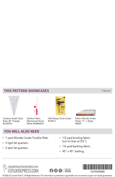 Triangle Tree PDF Pattern