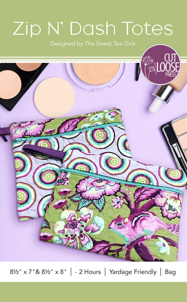 Zip N' Dash Tote PDF Pattern