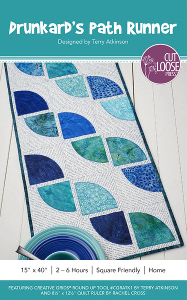 Drunkard's Path Table Runner PDF Pattern