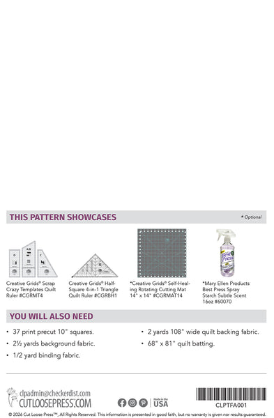 Scrap Crazy Bear Paw Quilt PDF Pattern