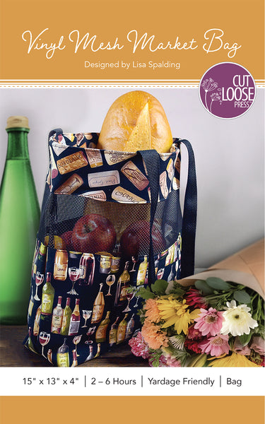 Vinyl Mesh Market Bag PDF Pattern