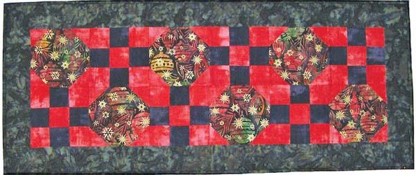 Snowball Table Runner PDF Pattern