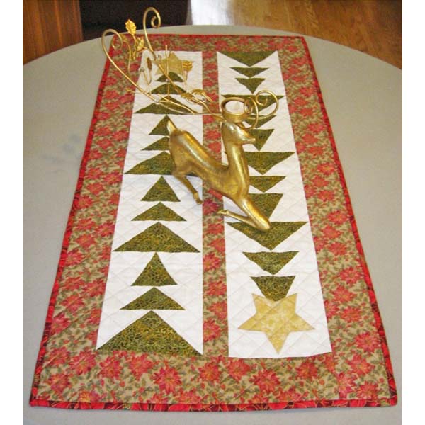 Tall Trees Christmas Table Runner PDF Pattern