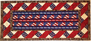 American Honor Table Runner PDF Pattern