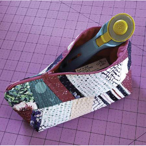 Scrap Tape Zip Pouch PDF Pattern