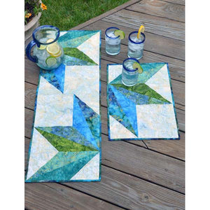 Split Diamond Table Topper - 4 Placemats or 2 Mats and 1 Table Topper PDF Pattern