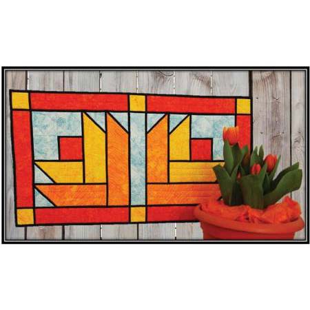 Stained Glass Tulips PDF Pattern
