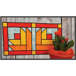 Stained Glass Tulips PDF Pattern