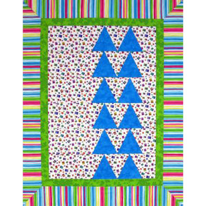 Triangle in a Square Baby Quilt PDF Pattern
