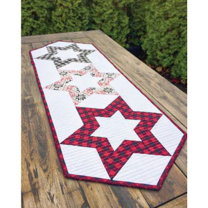 Hollow Star Table Runner PDF Pattern