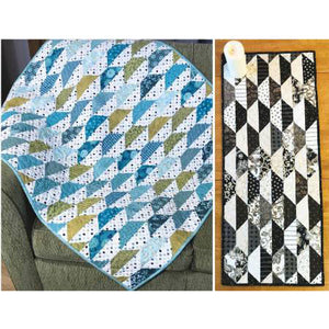 Hexie Imposter Runner or Quilt PDF Pattern