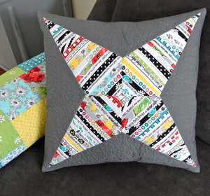 Selvage Star Pillow PDF Pattern